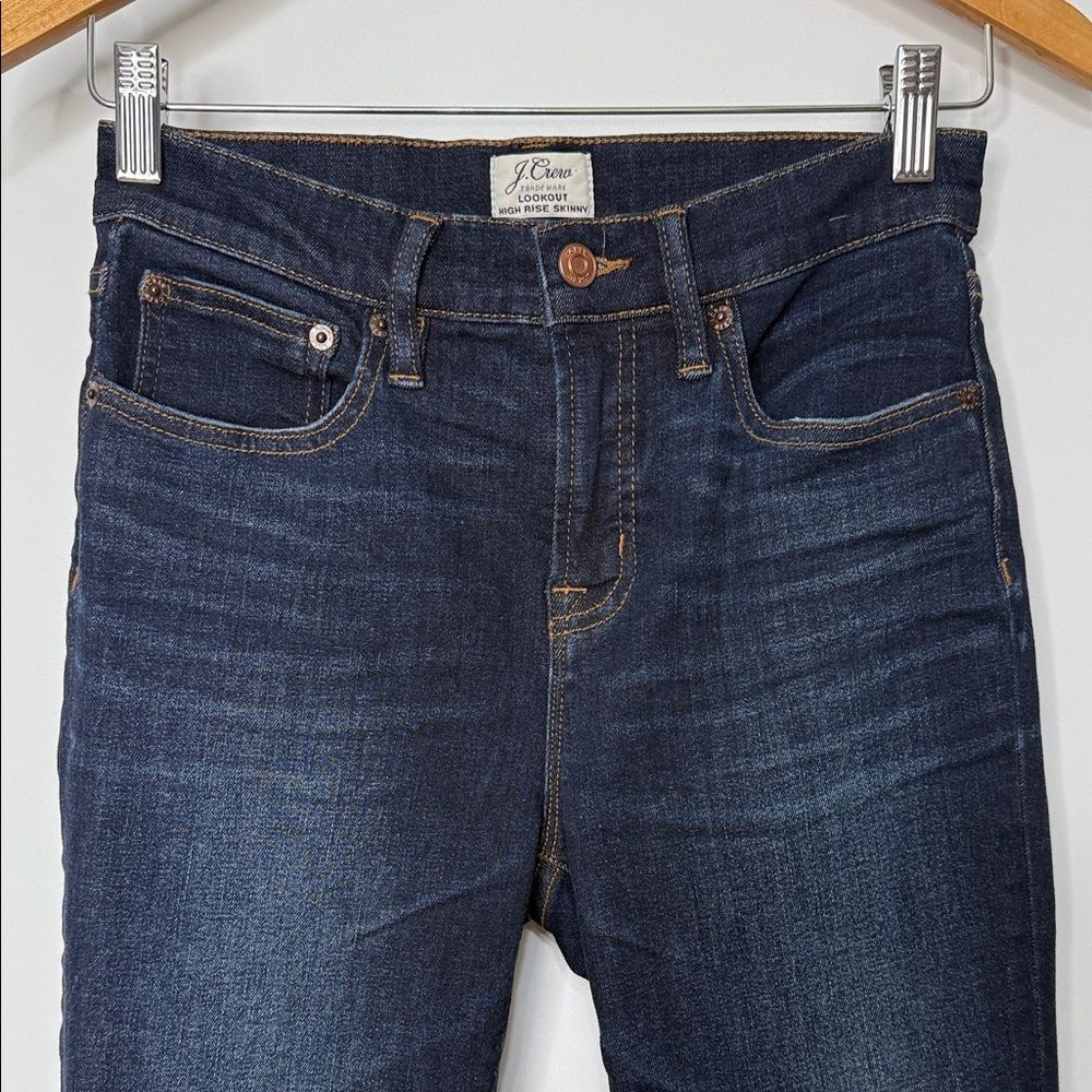 J. Crew Lookout High Rise Skinny Jeans Size 26 - Picture 4 of 10